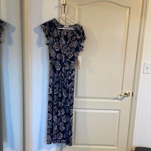 Floral Navy Dress